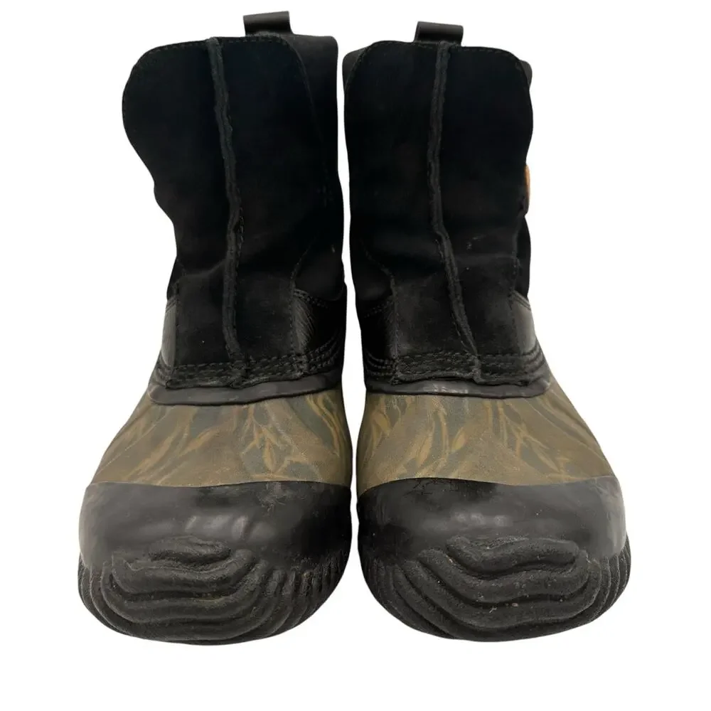 Sorel Women's Shibuya Suede Leather Green Grass Boots Size 7